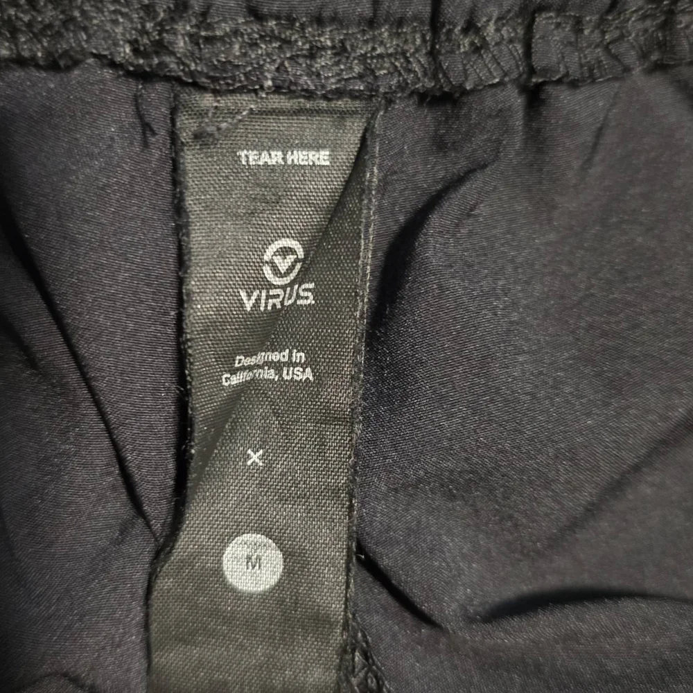 Virus Black Athletic Shorts - Picture 3 of 4